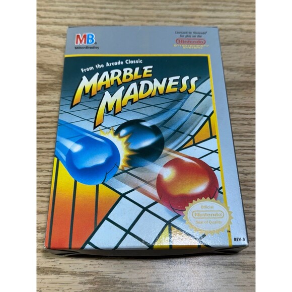 Marble Madness NES‎ (Nintendo Entertainment System, 1985) CIB Tested - Picture 1 of 7